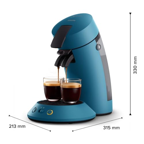 Senseo Original Plus CSA210/00 — Machine à café à dosettes, Bleu Paon vue 2
