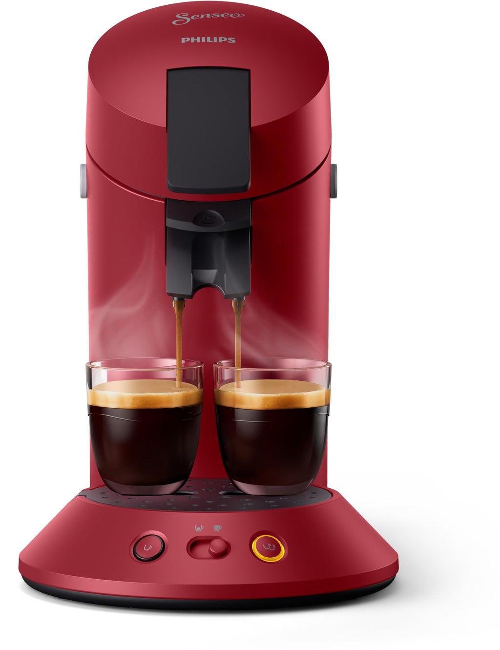 Senseo Original Plus CSA210/91 — Machine à café à dosettes, Rouge vue 2