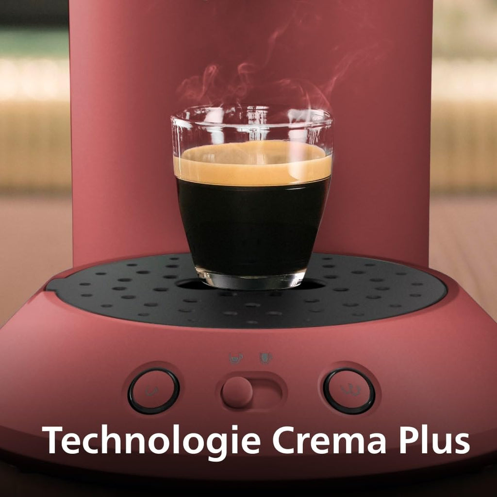 Senseo Original Plus CSA210/35 — Machine à café à dosettes, Rouge Tendre vue 6
