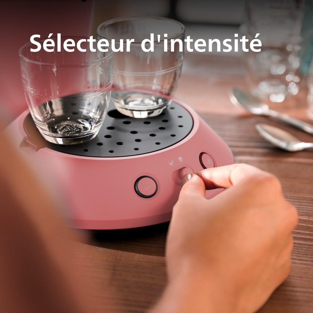 Senseo Original Plus CSA210/35 — Machine à café à dosettes, Rouge Tendre vue 7