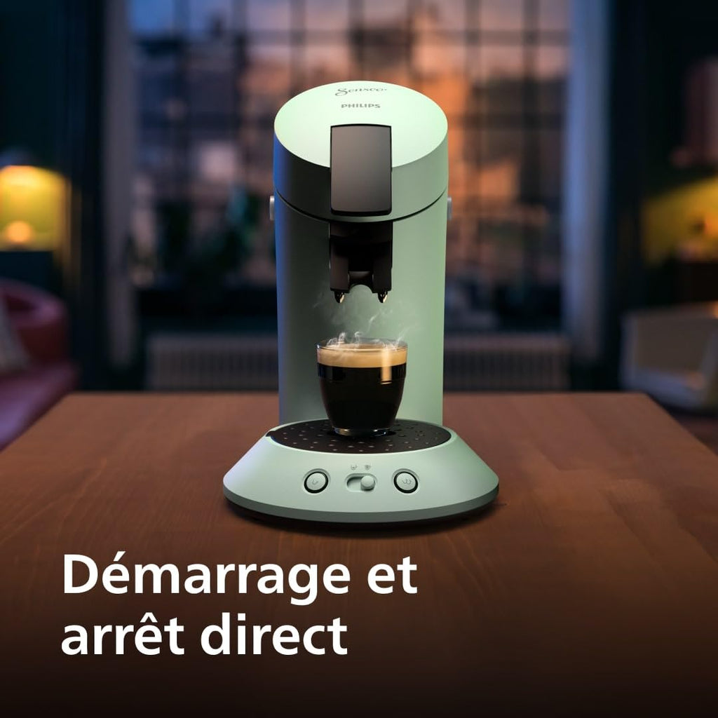 Senseo Original Plus CSA210/80 — Machine à café à dosettes, Vert Désert vue 9