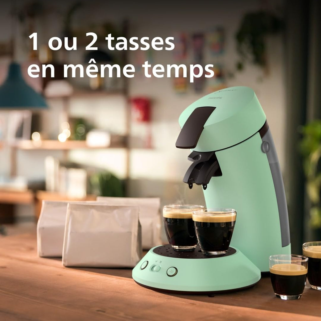 Senseo Original Plus CSA210/80 — Machine à café à dosettes, Vert Désert vue 10
