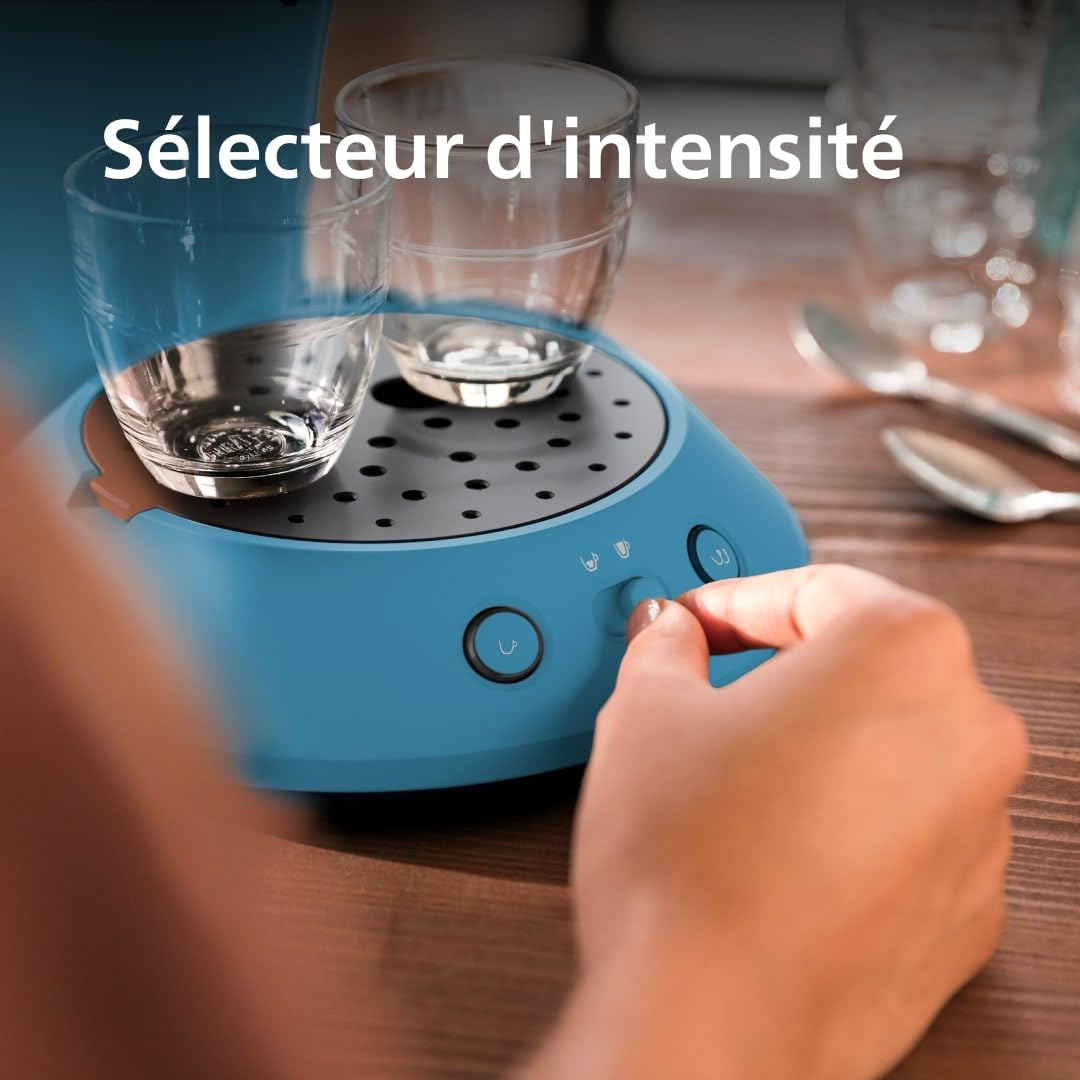 Senseo Original Plus CSA210/00 — Machine à café à dosettes, Bleu Paon vue 7