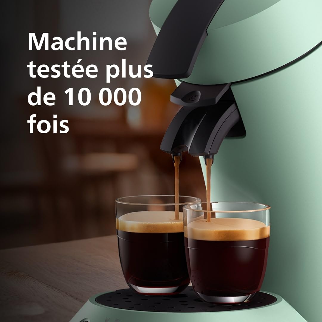 Senseo Original Plus CSA210/80 — Machine à café à dosettes, Vert Désert vue 8