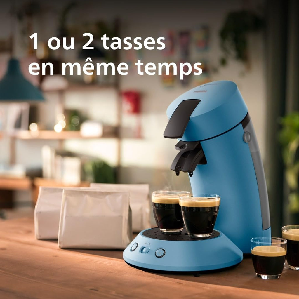 Senseo Original Plus CSA210/00 — Machine à café à dosettes, Bleu Paon vue 10