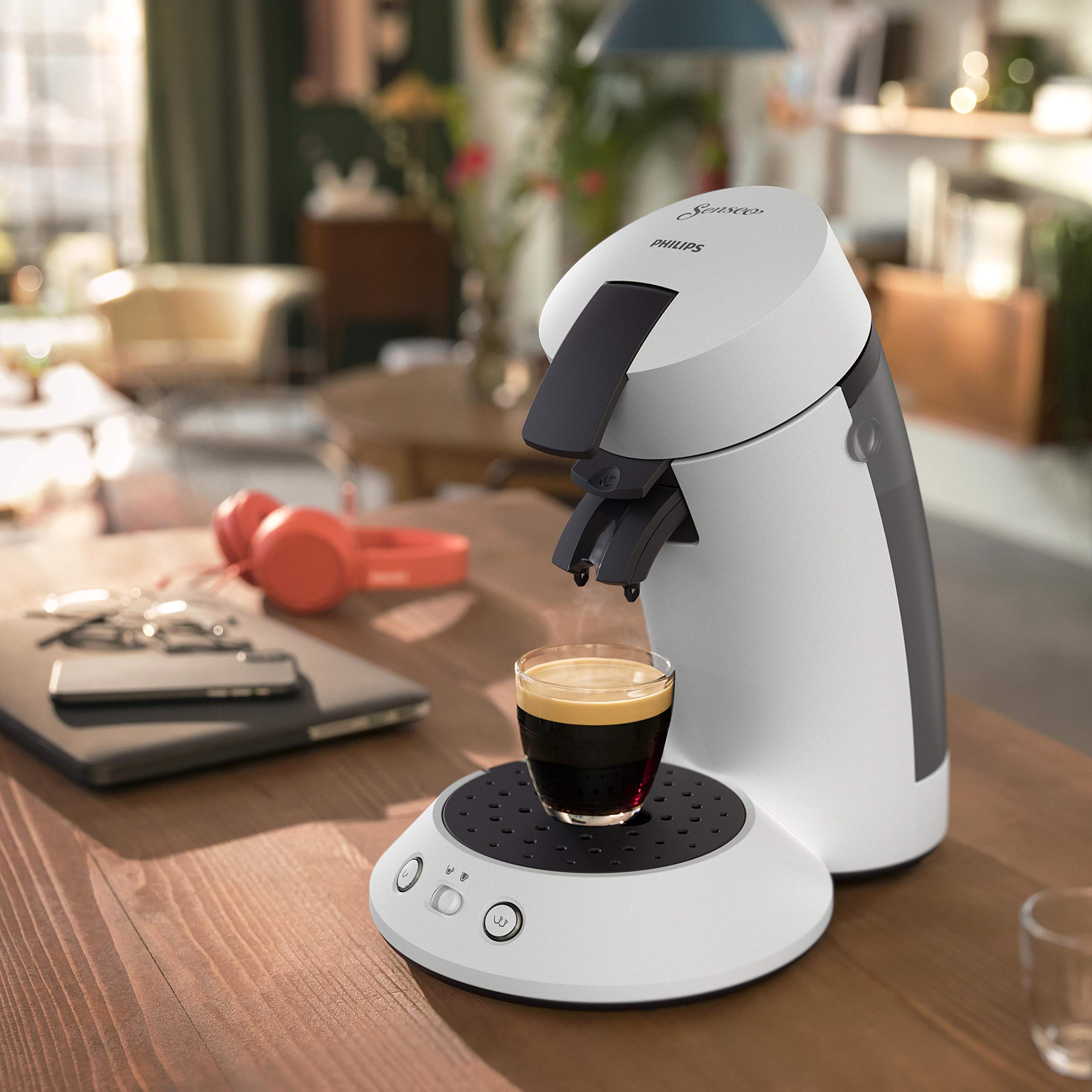 Senseo Original Plus CSA210/11 — Machine à café à dosettes, Blanc vue 5
