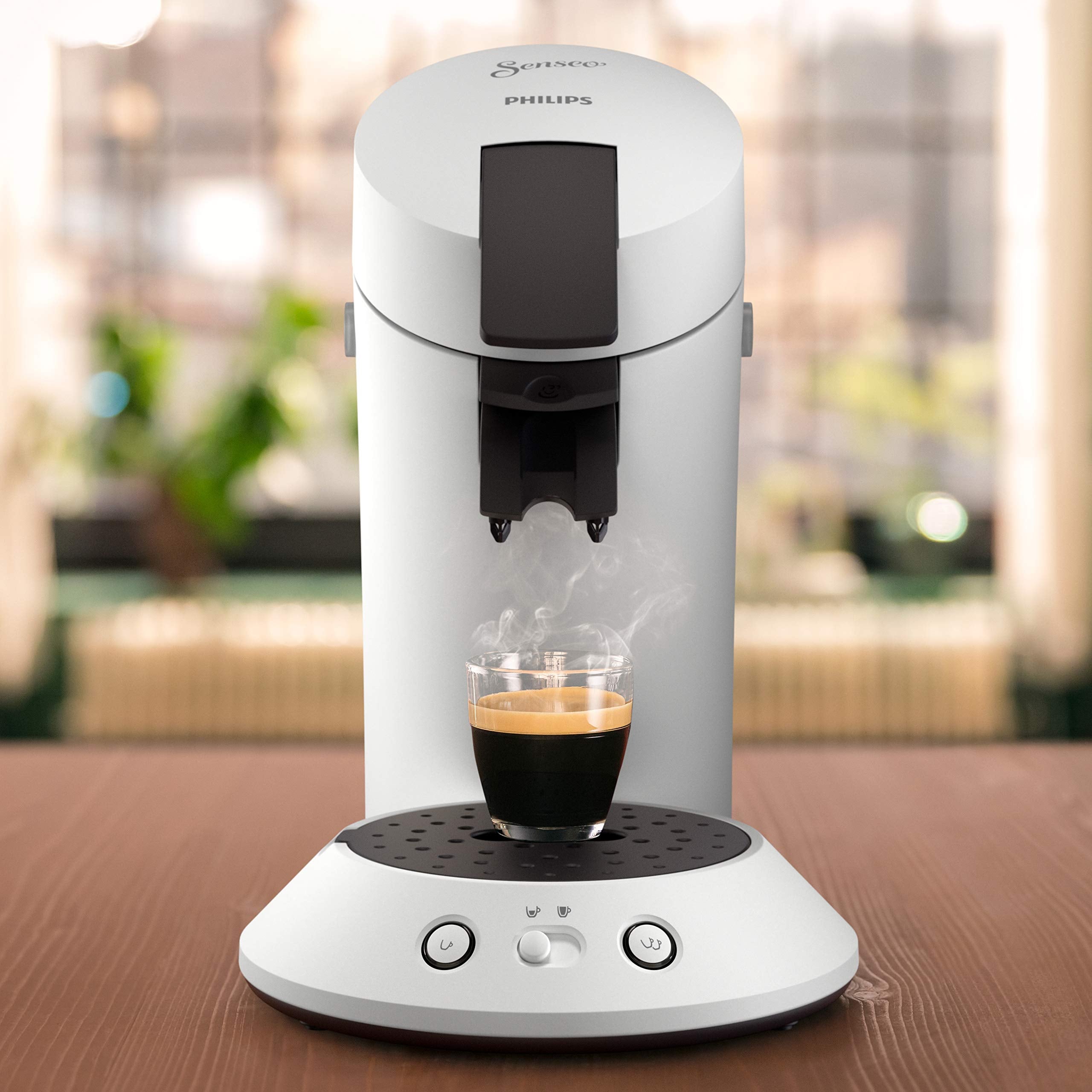 Senseo Original Plus CSA210/11 — Machine à café à dosettes, Blanc vue 4