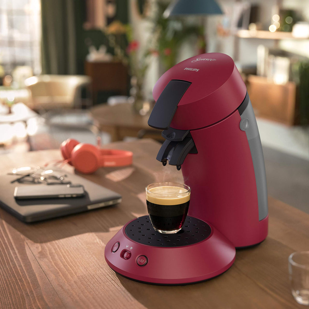 Senseo Original Plus CSA210/91 — Machine à café à dosettes, Rouge vue 4